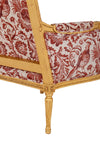 Alexander Chair In Dutch Pheasant Regal Red