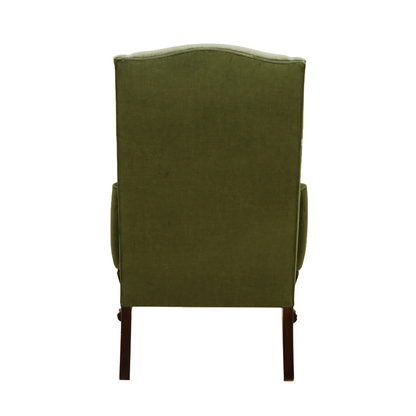 The Pinnock Wingchair in Olive
