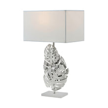 A Finely Cast Monstera Cluster Lamp