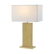 A Finely Cast Fluted Table Lamp