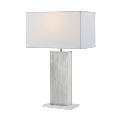 A Finely Cast Fluted Table Lamp