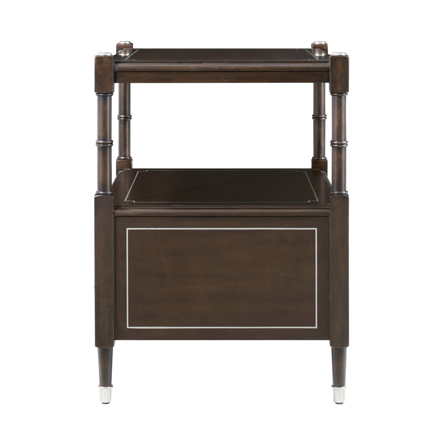The Spencer London 2 Drawer Bedside Table