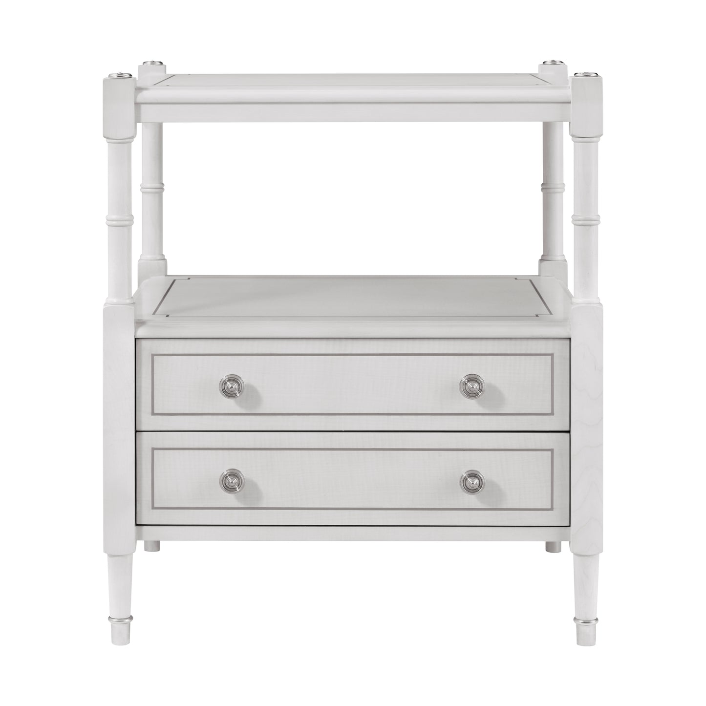 The Spencer London 2 Drawer Bedside Table