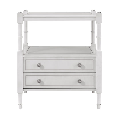 The Spencer London 2 Drawer Bedside Table