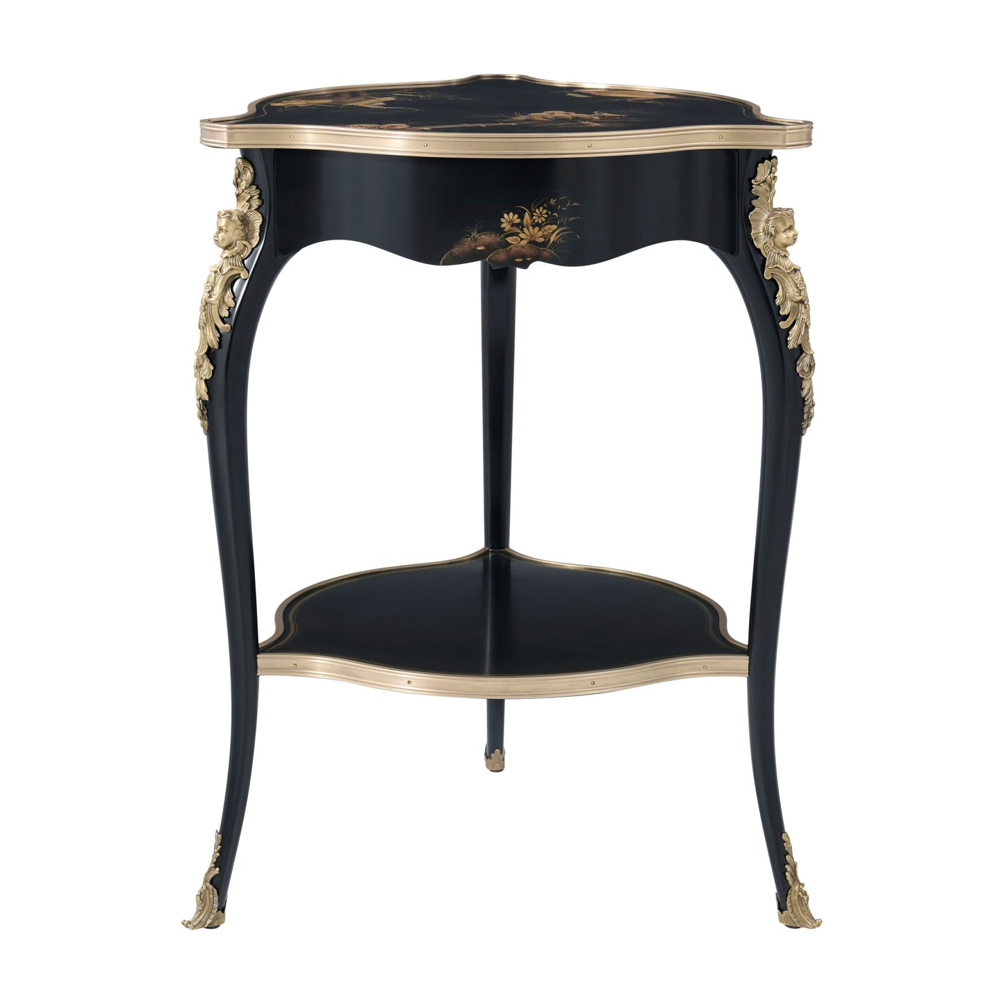 The Chinoiserie Lotus Lamp Table