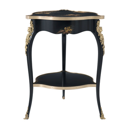 The Chinoiserie Lotus Lamp Table