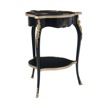 The Chinoiserie Lotus Lamp Table