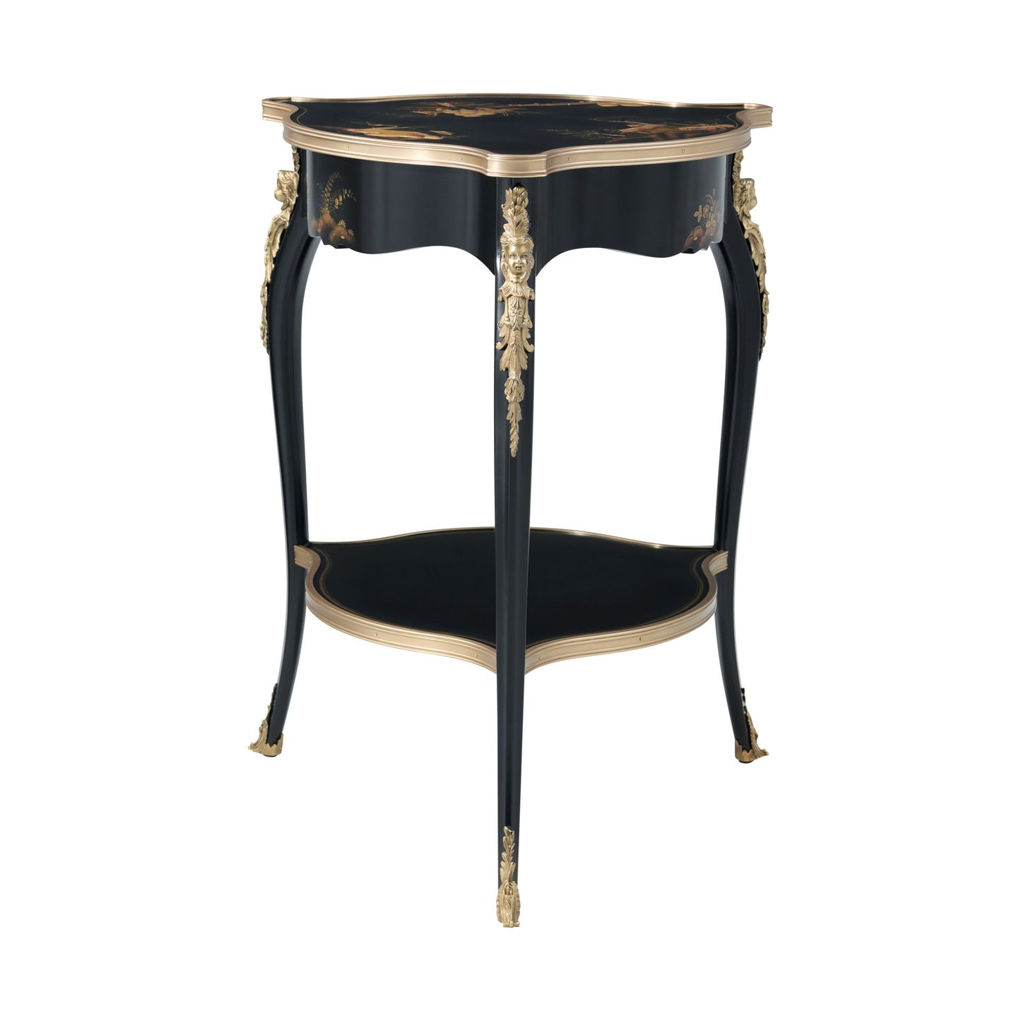 The Chinoiserie Lotus Lamp Table