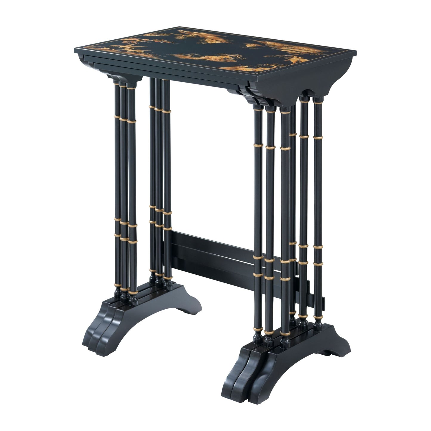 The Chinoiserie Aviary Nesting Tables