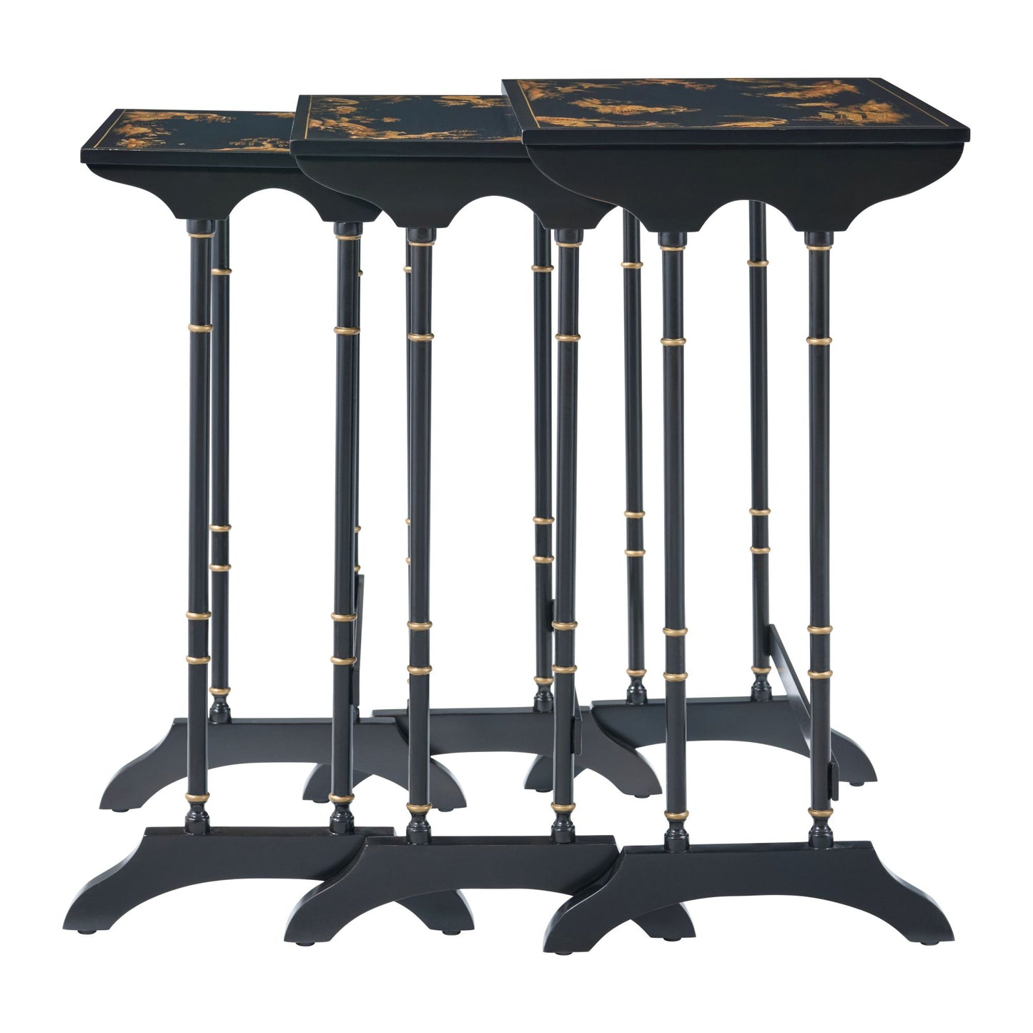 The Chinoiserie Aviary Nesting Tables