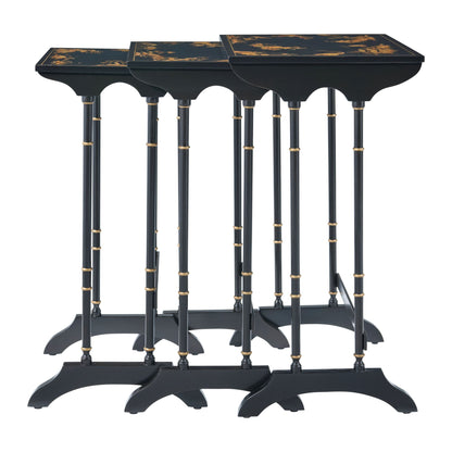 The Chinoiserie Aviary Nesting Tables