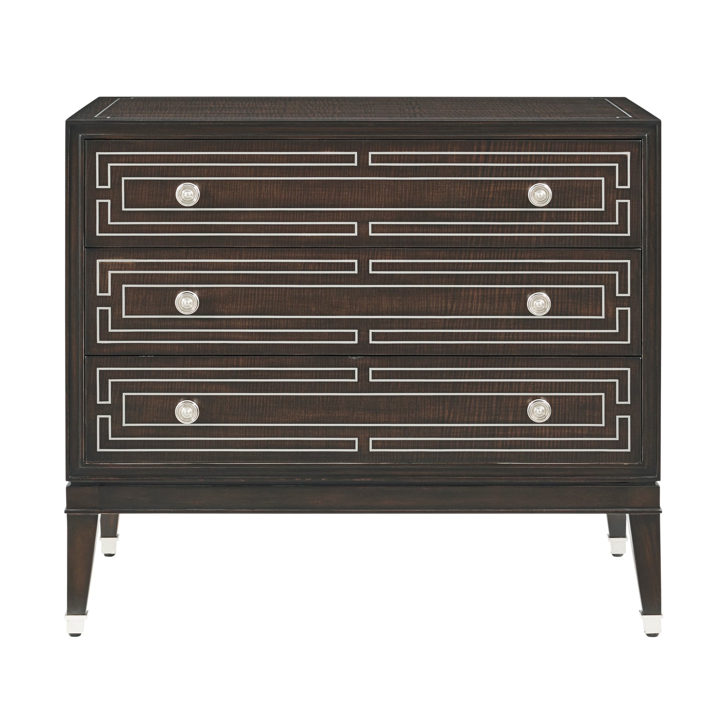 The Spencer London 3 Drawer Nightstand