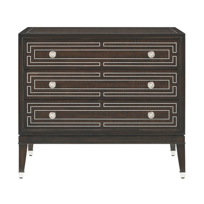 The Spencer London 3 Drawer Nightstand