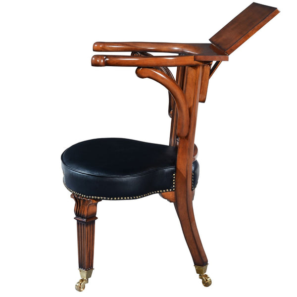 A Mahogany Reading Chair - Brights of Nettlebed