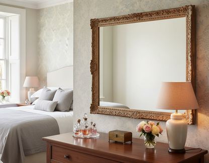 English Bedroom with Lancret Mirror - Darker Patina