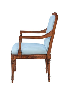 Veneered Back Carver Chair in Mahogany