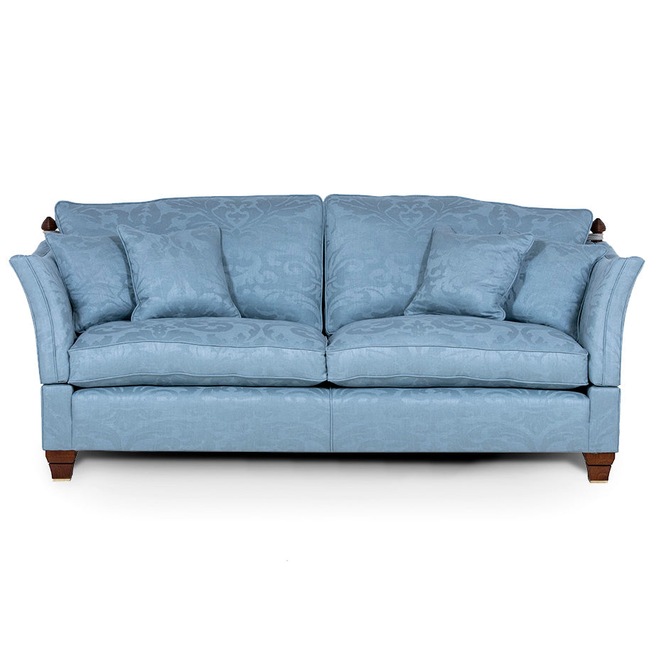 handmade knole sofa in blue