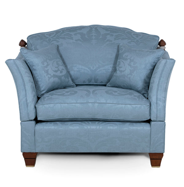 light blue knole chair 