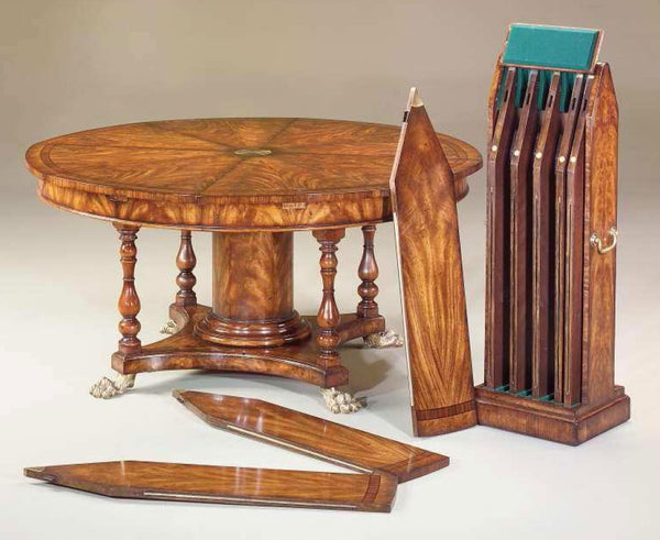 Mahogany Jupe's table - Dia 60 to 84