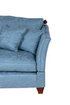 light blue sofa arm