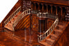 Late Georgian style mahogany bureau desk