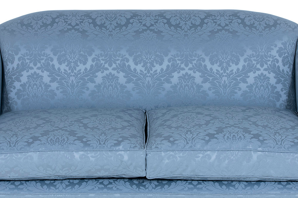 detail shot of lymington damask in wedgewood