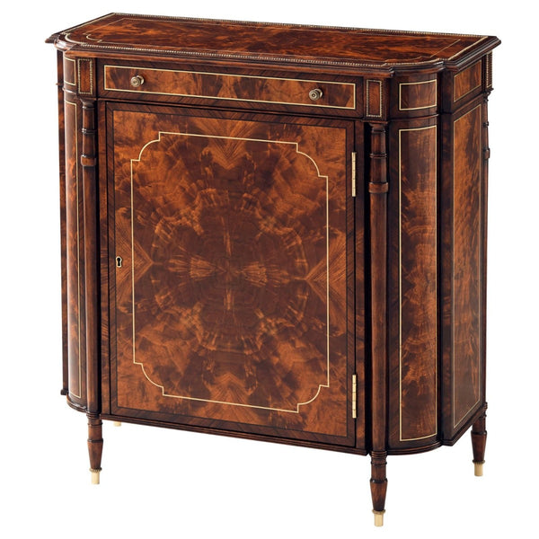 Flame mahogany side cabinet