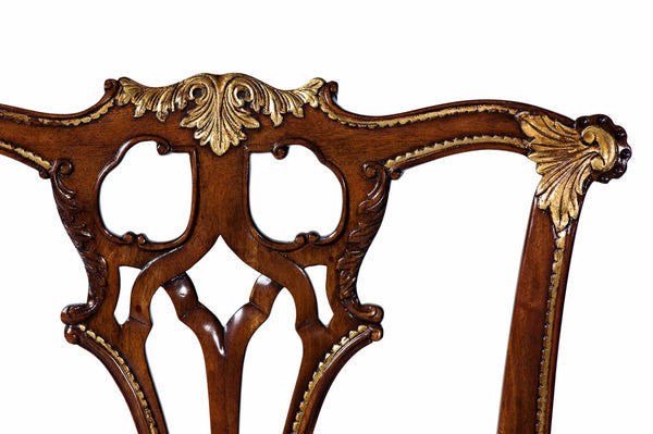 Thomas Chippendale style mahogany dining chair