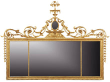Opulent Charm: Giltwood Overmantel Mirror