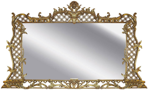 Regal Trellis Mirror | George III Overmantel