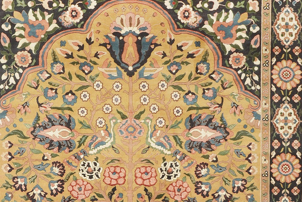 Bakhtiari Nomad design silk pile carpet