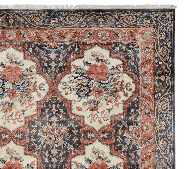 Bakhtiari Workshop design silk pile carpet