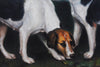 Oil Painting after 'A Couple of Foxhounds' in style of George Stubbs
