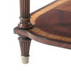 Mahogany and Satinwood accent table