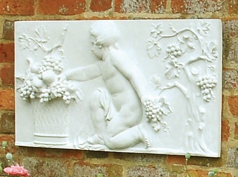 Stone wall plaque - Autumn