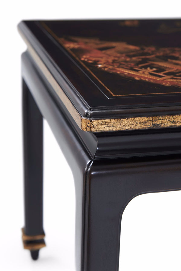 gilded Chinoiserie accent table