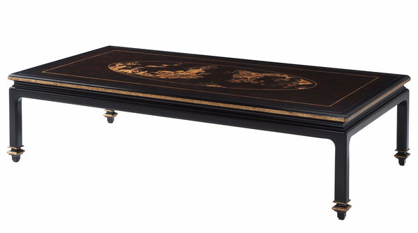 Chinoiserie parcel gilt coffee table