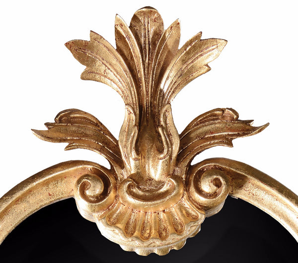 Hand carved French style gilded mirror - 65cm
