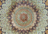 Hand woven silk pile carpet - 171 x 244cm