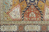 Hand woven silk pile carpet - 171 x 244cm