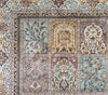 Hand woven silk pile carpet - 167 x 249cm