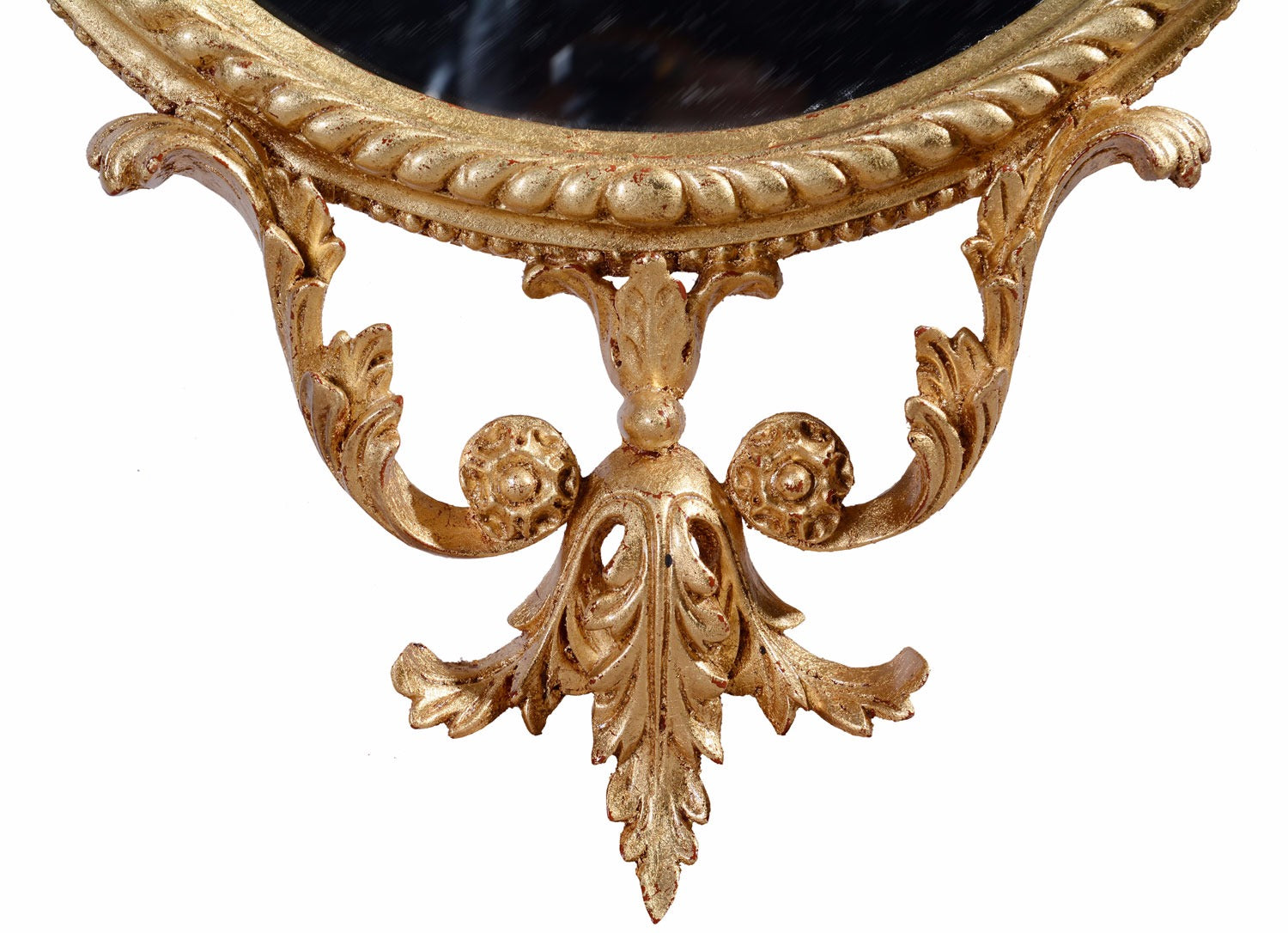 Oval Urn Giltwood Mirror