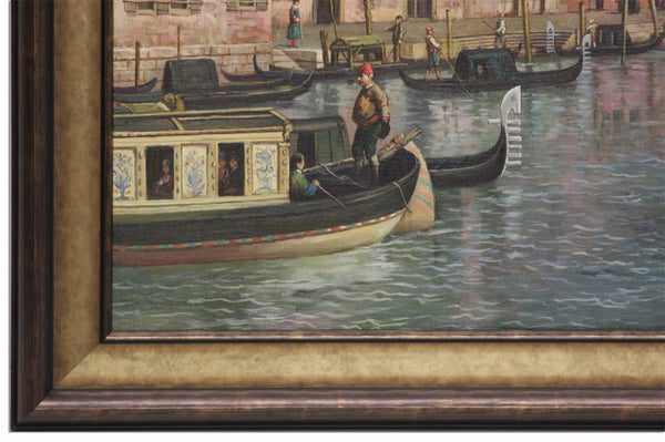 Oil Painting after 'Venice: The Grand Canal with S. Simeone Piccolo' in style of Canaletto