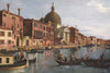 Oil Painting after 'Venice: The Grand Canal with S. Simeone Piccolo' in style of Canaletto