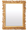 Regal Reflection: Water Gilded Hand Carved Mirror