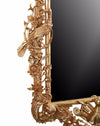 Timeless Charm: Hand-Carved Giltwood Mirror