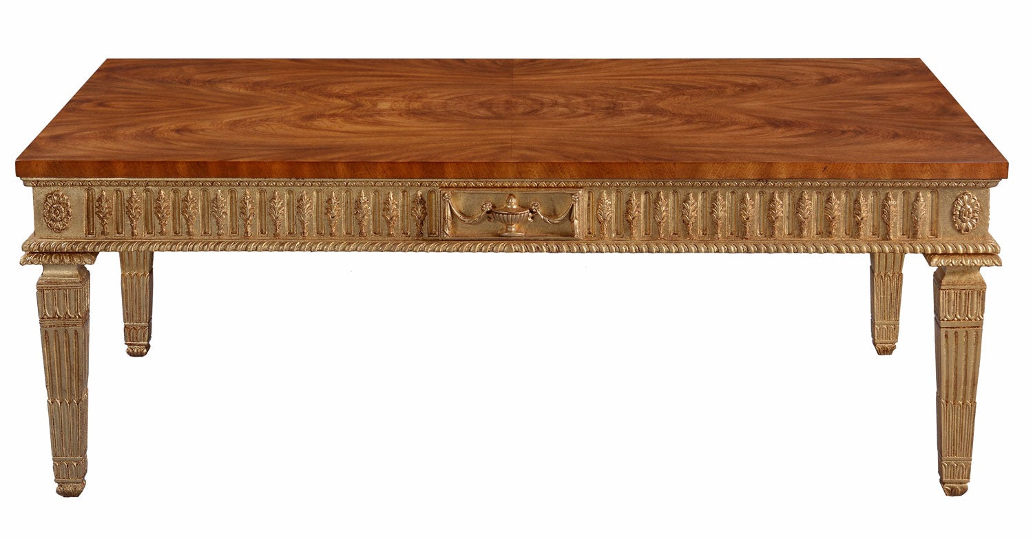 Traditional giltwood coffee table
