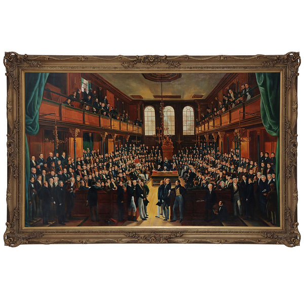 Oil Painting after The House of Commons 1833 in style of Sir George Hayter