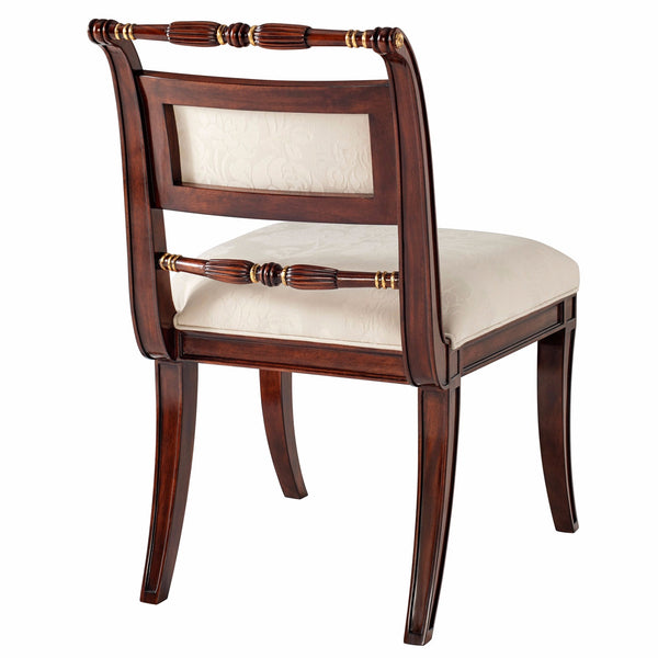 Hand Carved Mahogany Dining Chair