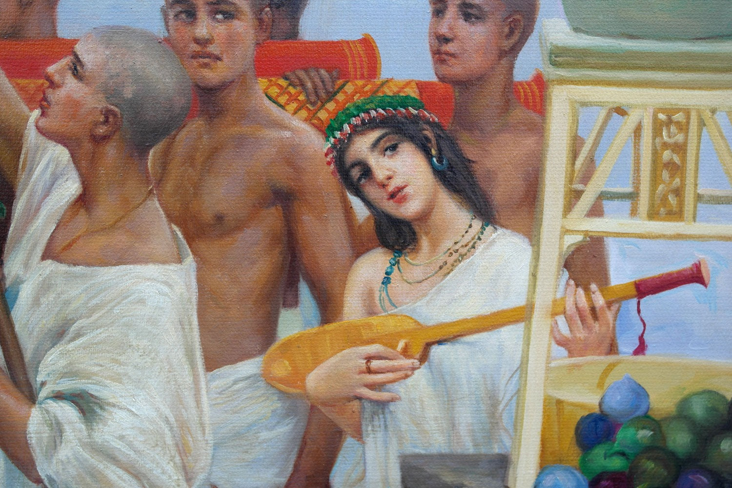 Oil Painting after 'The Finding Of Moses' in style of Sir Lawrence Alma-Tadema